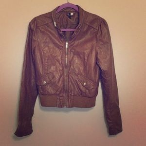 Faux Leather Jacket